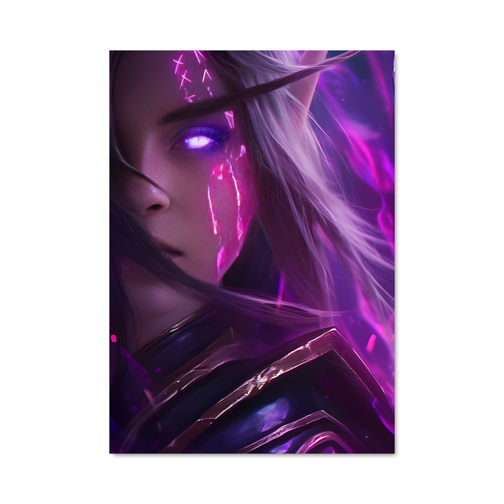 Poster L'Enchanteresse d'Azeroth – affiche World of Warcraft